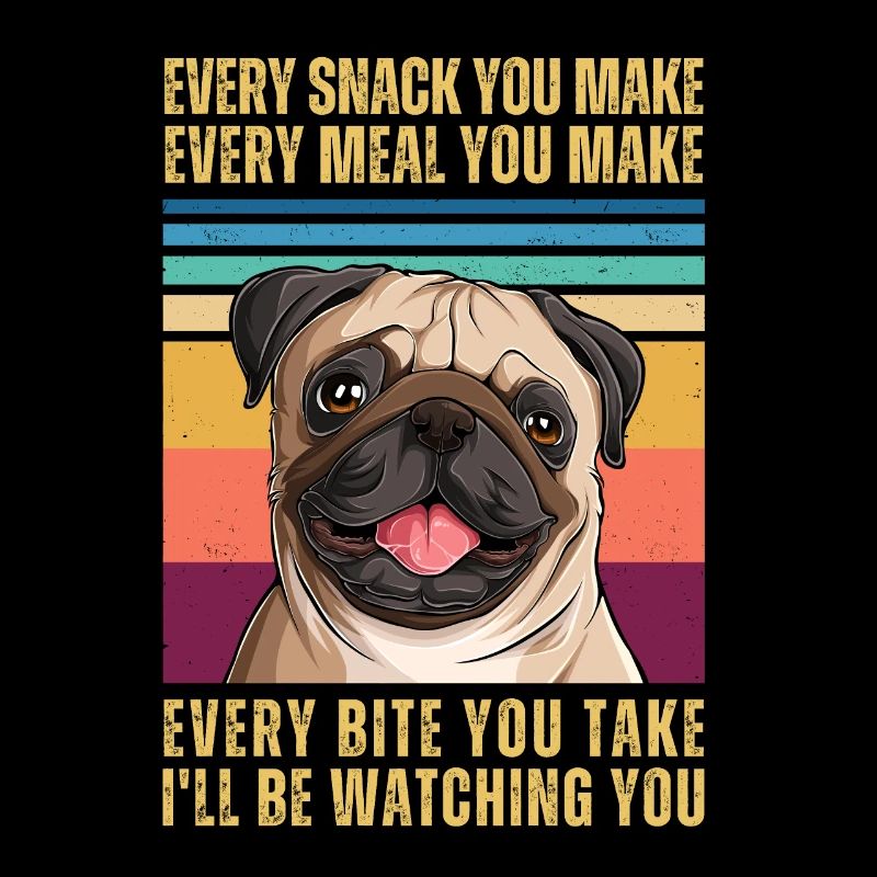 Mops beobachten