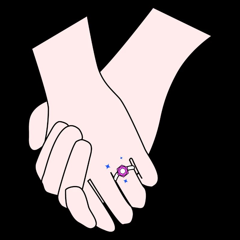 Händchen haltend am Mittwoch