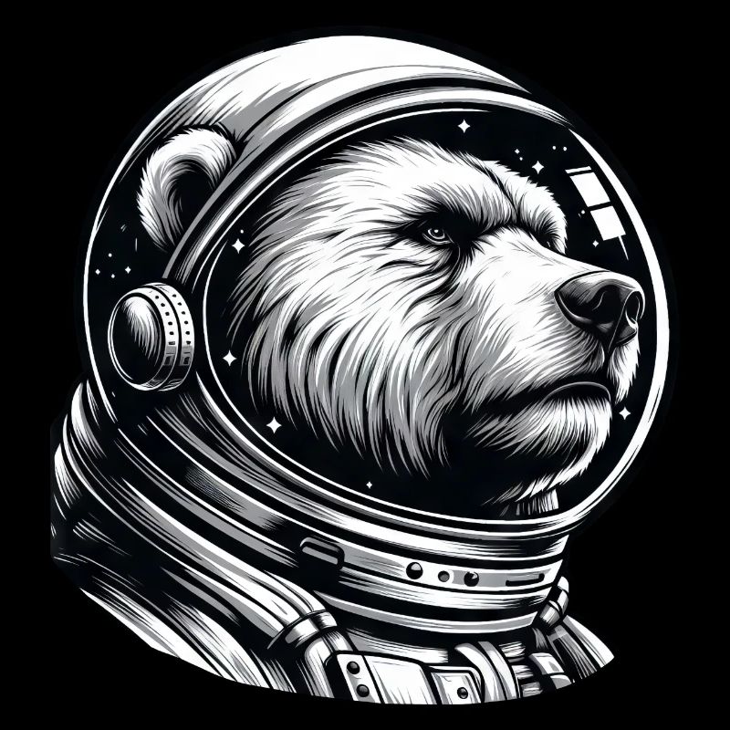 Ours, Astronaute, Espace, Espace