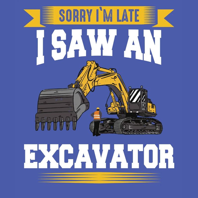 Excavator Excavator Driver Construction Site Work