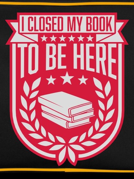 I closed my book