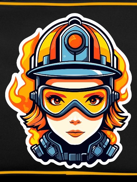 Firefighter Drawing