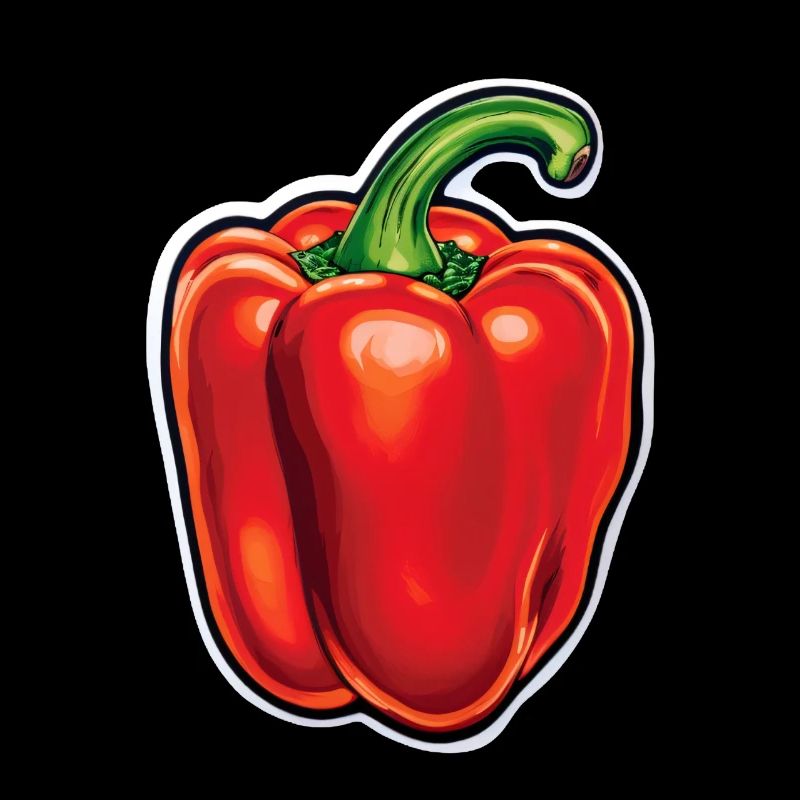 Peppers, red pepper, summer vegetables