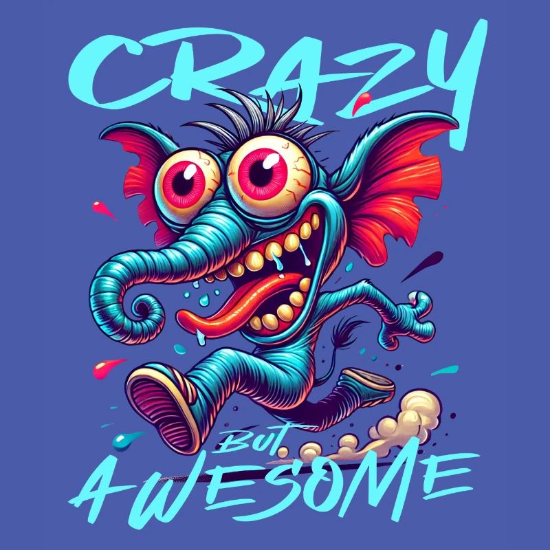 Crazy but Awesome Elephant Comic Style
