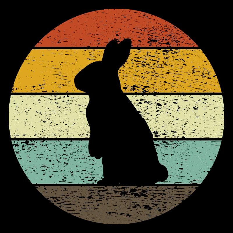 Rabbit Easter Retro Gift