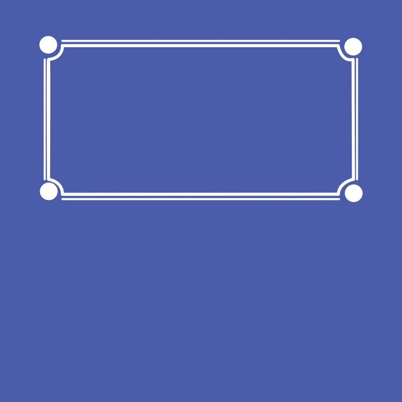 Simple Frame Rectangular Shape Decoration