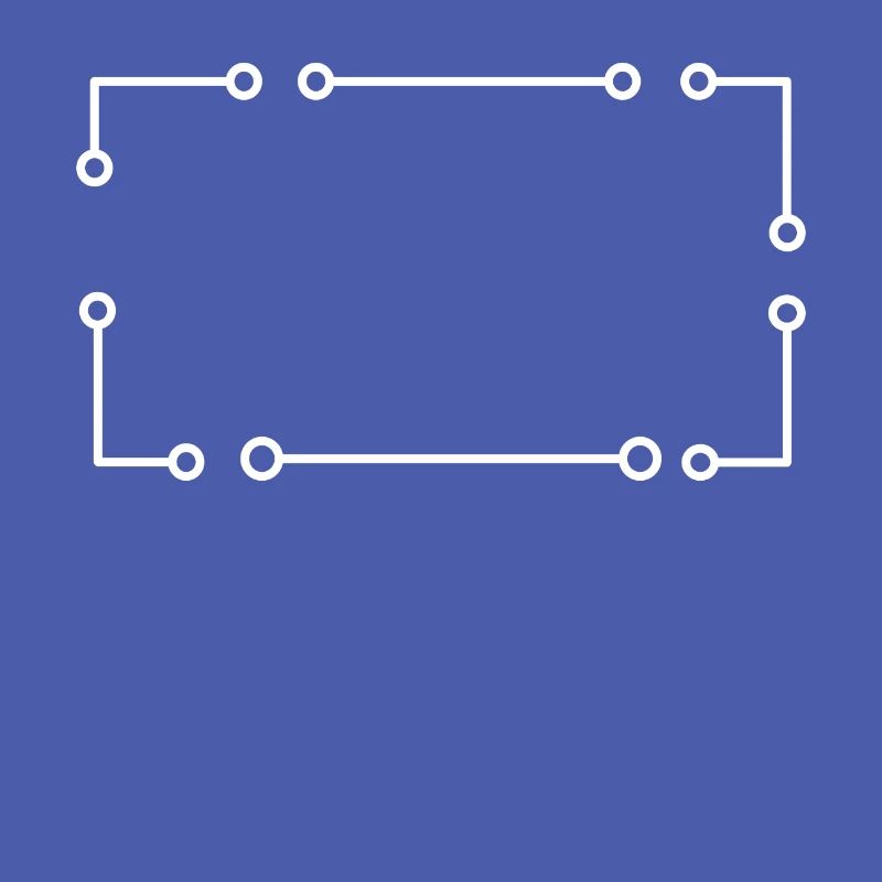 Frame Rectangular shape in white