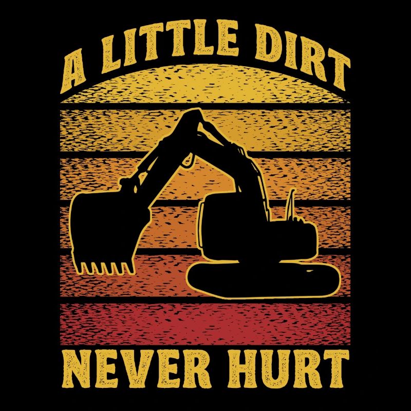 Construction Excavator Construction Worker Gift