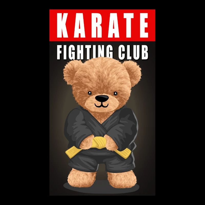 Funny Fighting Bear Martial Arts Gift