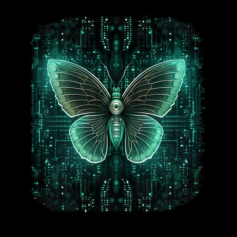 Programmierung PC Programm Code Schmetterling