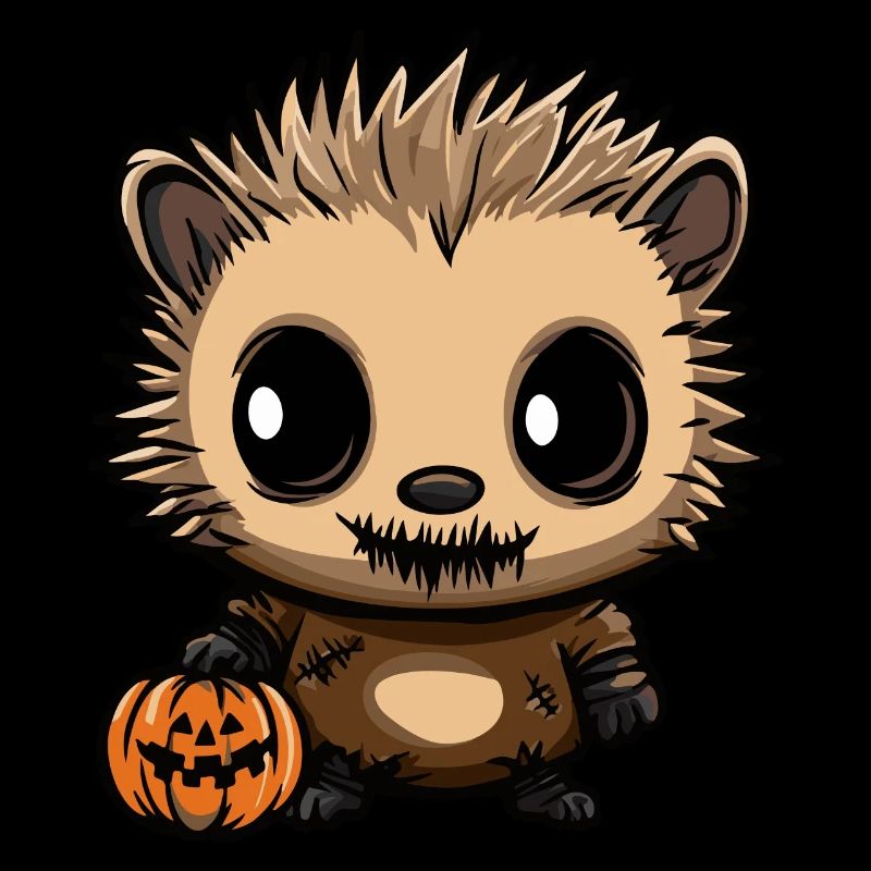 Igel Halloween Zombie