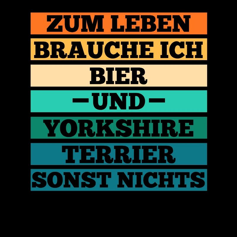 Hund Bier Yorkshire Terrier