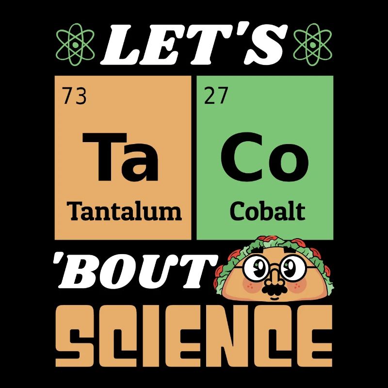 Professeur de chimie étudiant blague Let’s Taco Bout Science