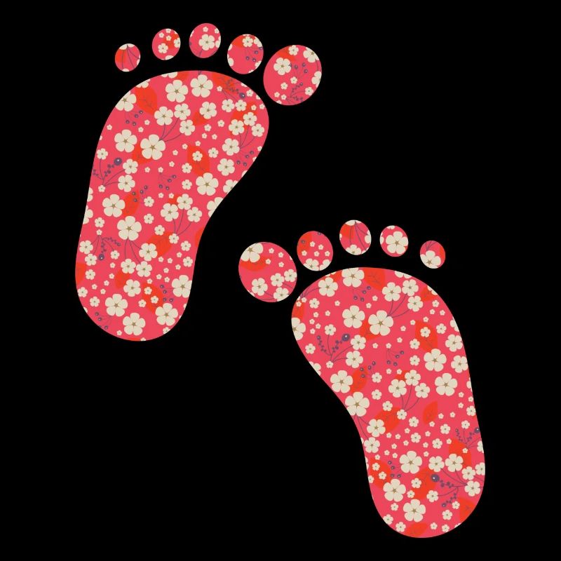 red liberty footprints