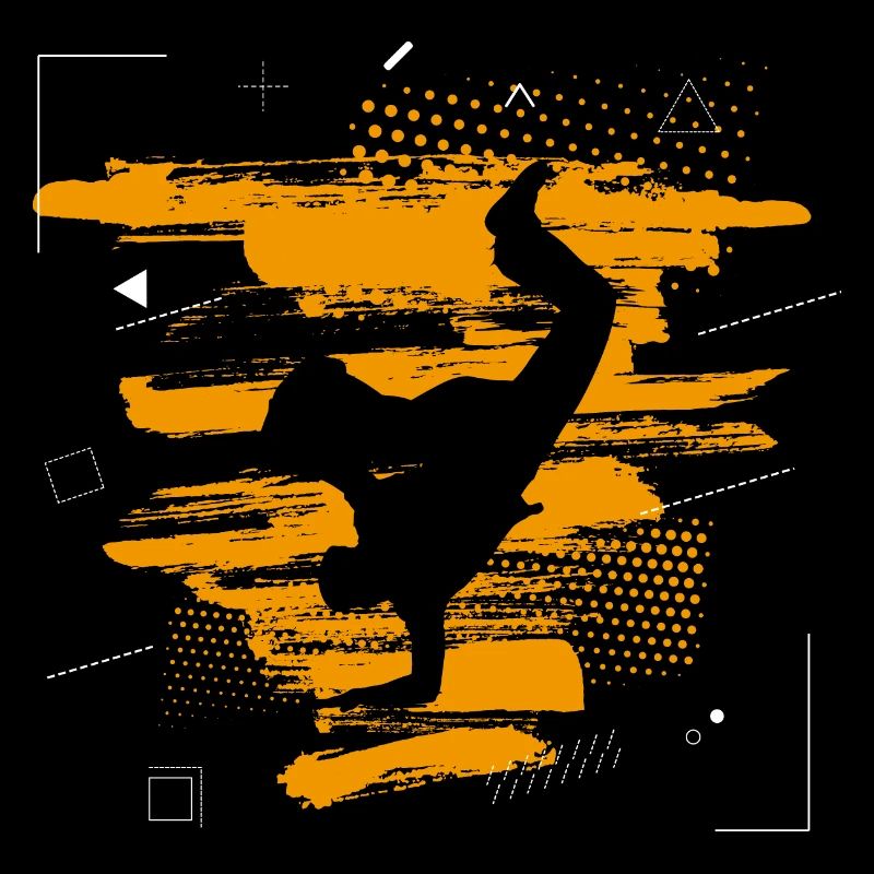 Breakdance Abstrakt