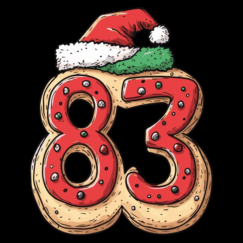 Biscuit de Noël à 83 chiffres