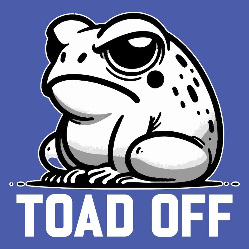 Vintage Frog Toad Meme Grumpy Frog Don't Toad Me