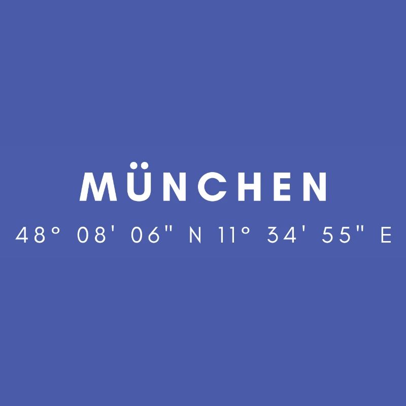 les coordonnées de Munich