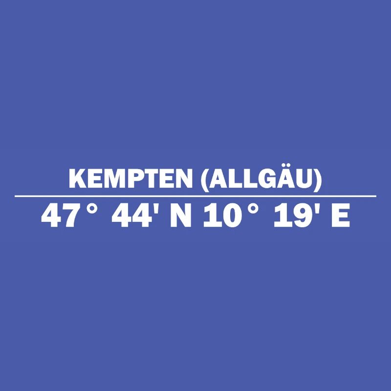 Kempten (Allgäu) Coordinates