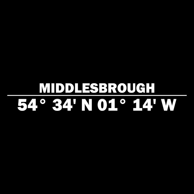 Coordonnées de Middlesbrough