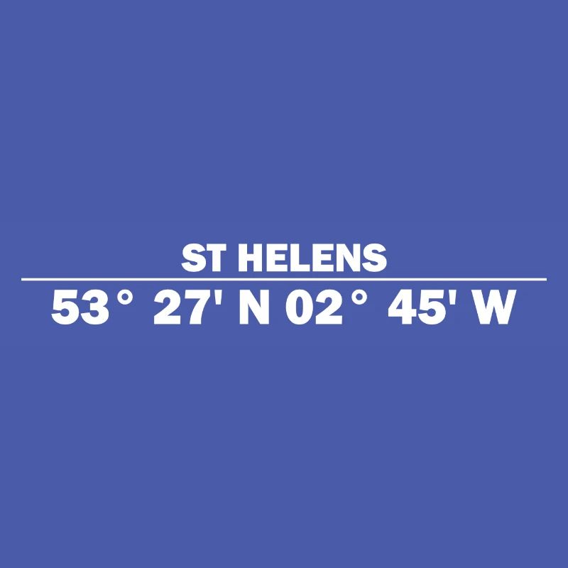 St Helens coordinates