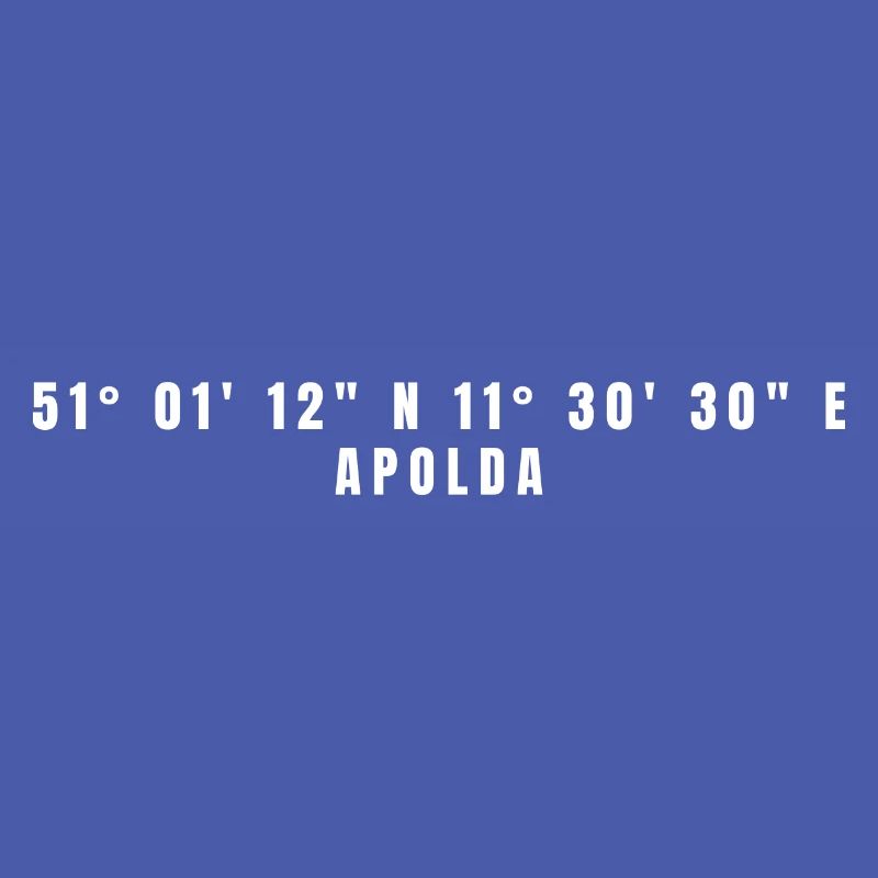 Apolda, Thuringia Coordinates
