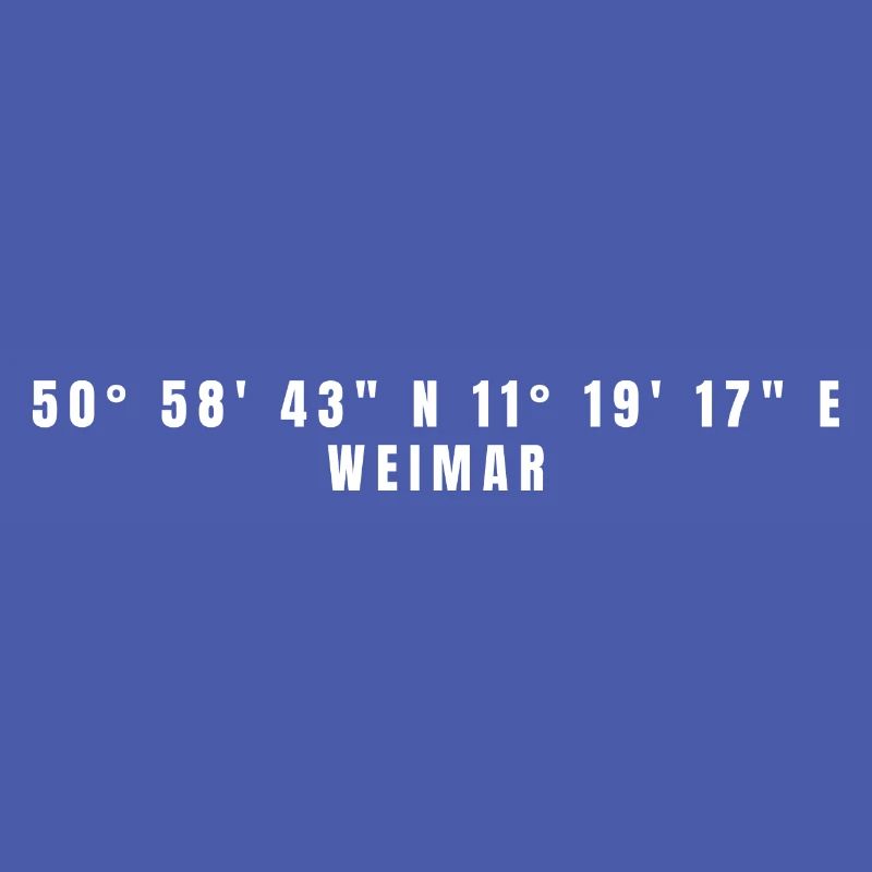 Weimar Thuringia Coordinates