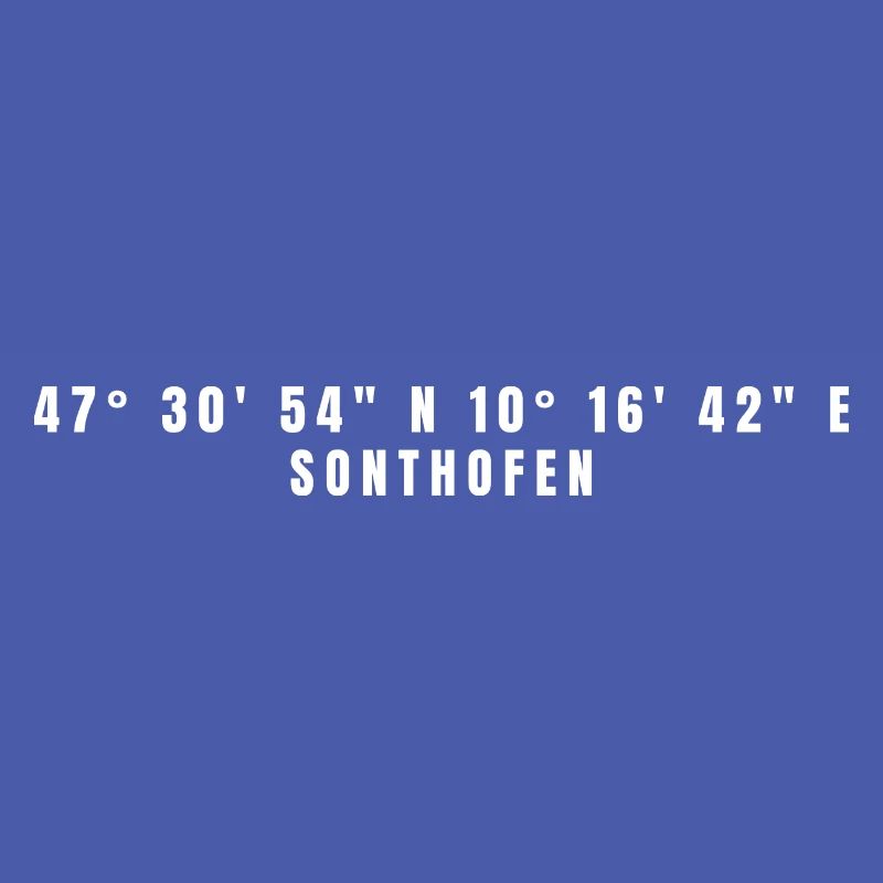 Sonthofen, Bavaria Coordinates