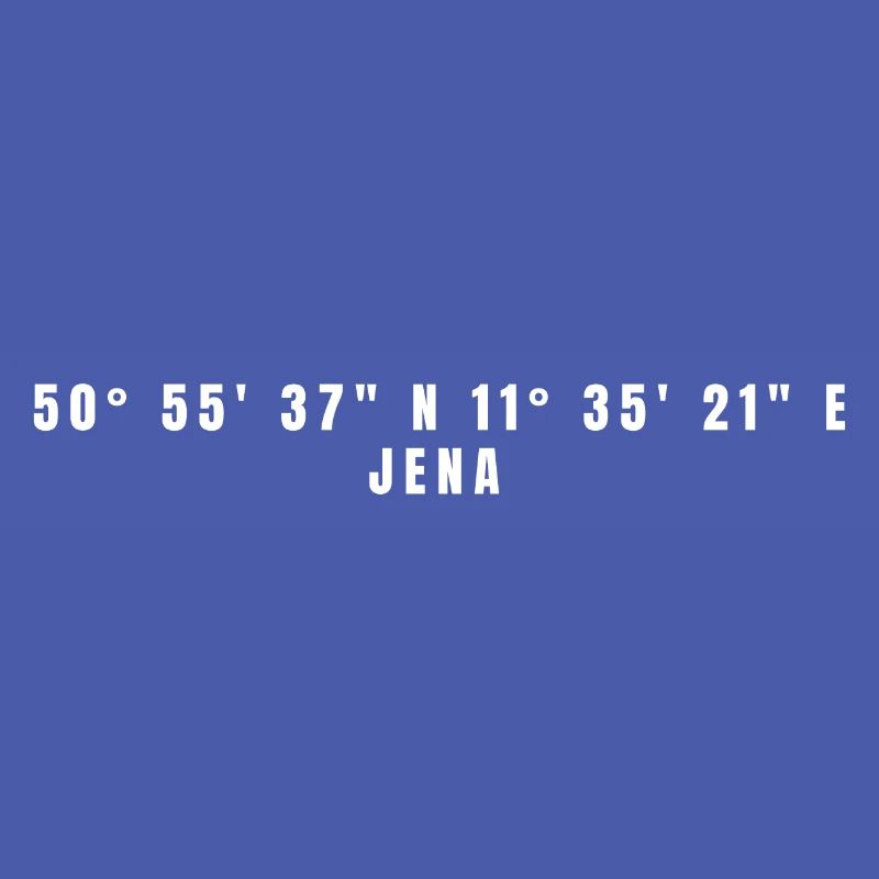 Jena, Thuringia Coordinates