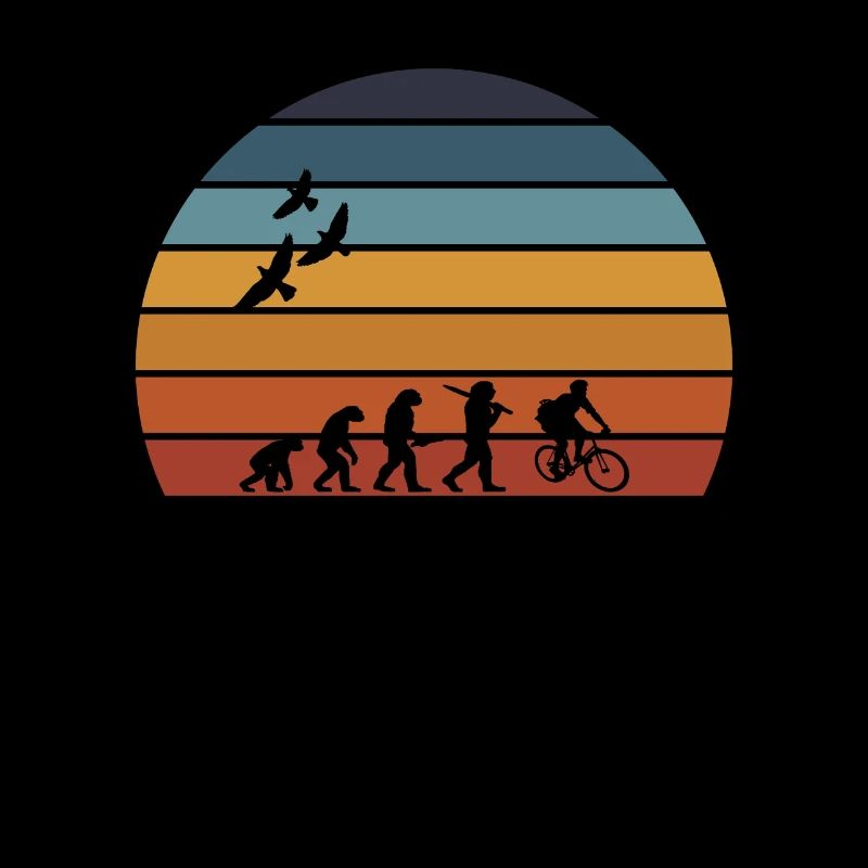 retro vintage sunset évolution CYCLISME