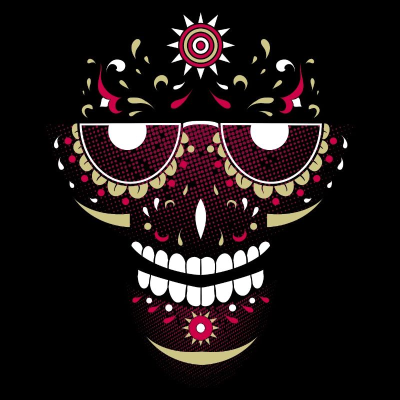 Lächelnder Schädel