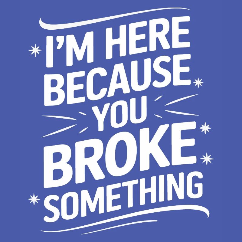 Technischer Support Computerfreak Nerd