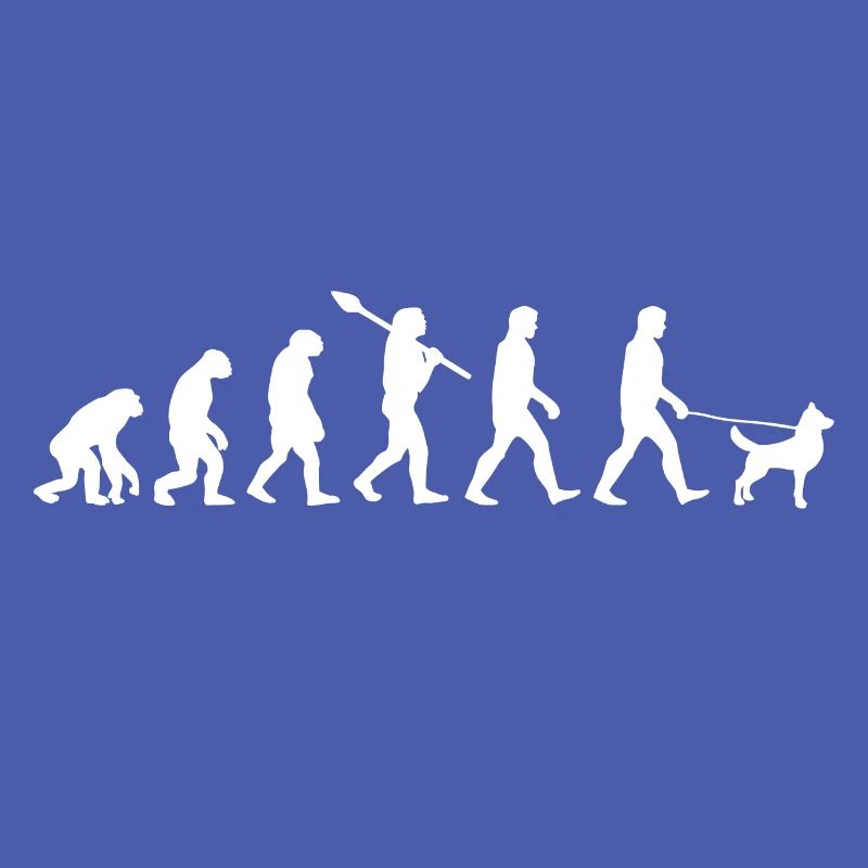 Evolution dog pooch gift