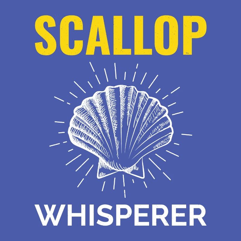 Scallop Seashells Collector Beachcomber Shellfish