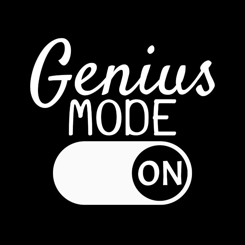 Genius Mode On Genie Besserwisser Geschenk