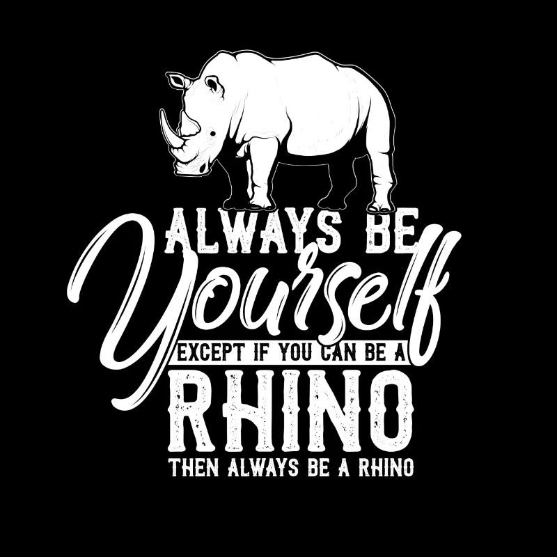 Be a Rhino Extinct Endangered Species Horn