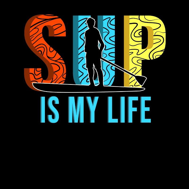 Stand up Paddling SUP Sort idée de cadeau