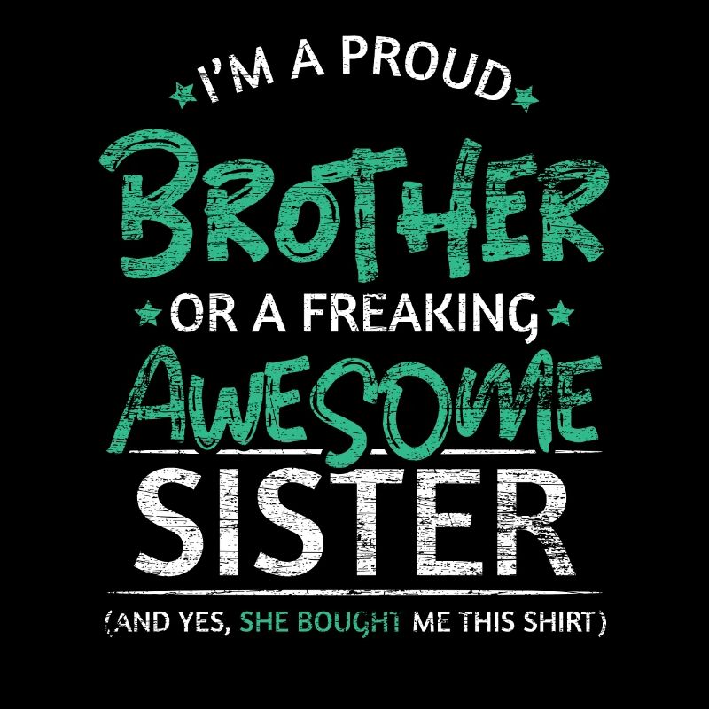 Stolzer Bruder Schwester