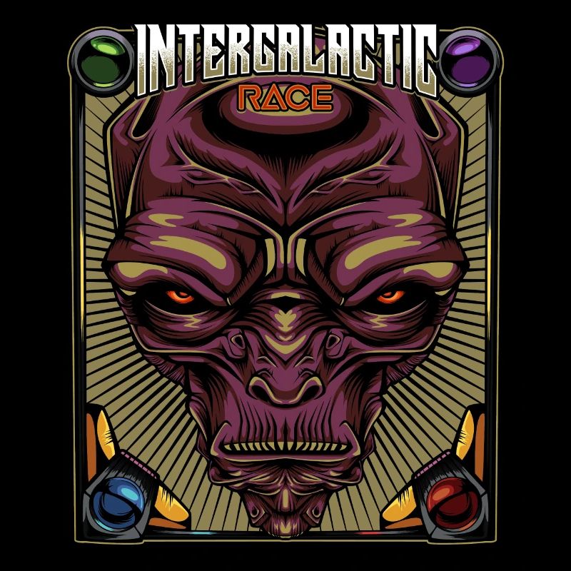 Intergalactic Race | Alien Außerirdischer Geschenk