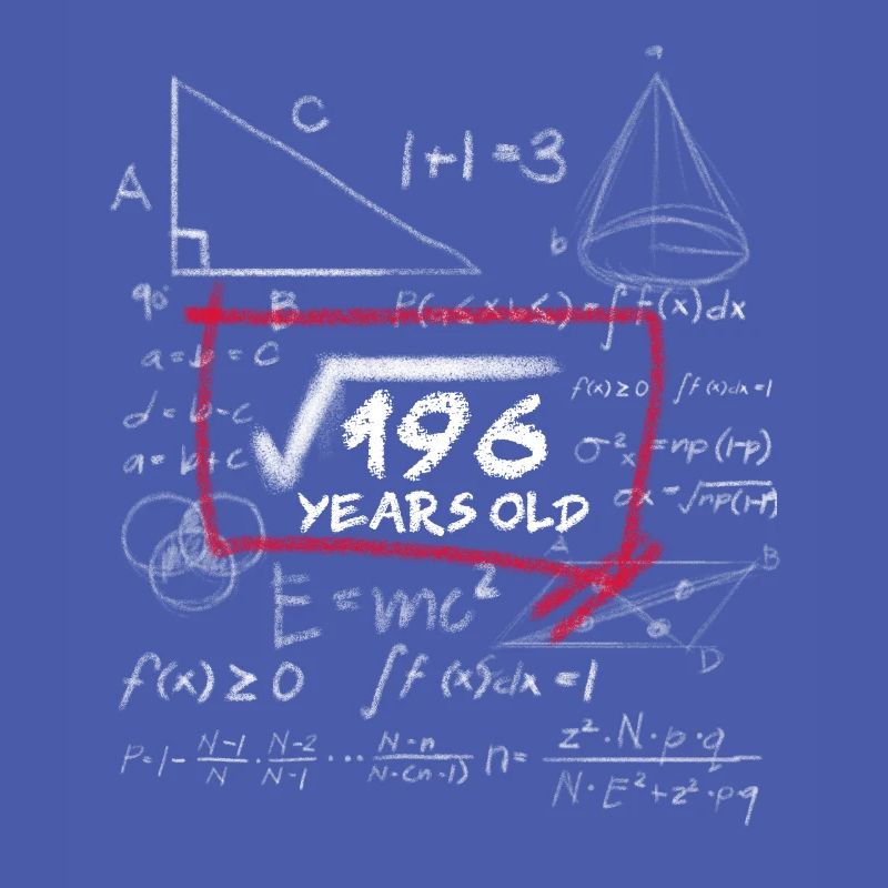 14th Birthday Math Nerd Root Calculation