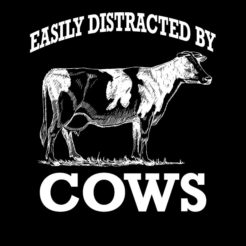 Facilement distrait par les vaches