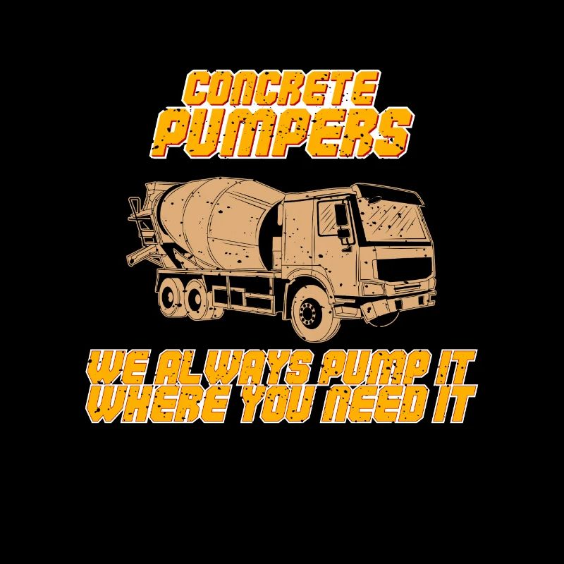 Concrete pumper concrete pump mixer construction worker