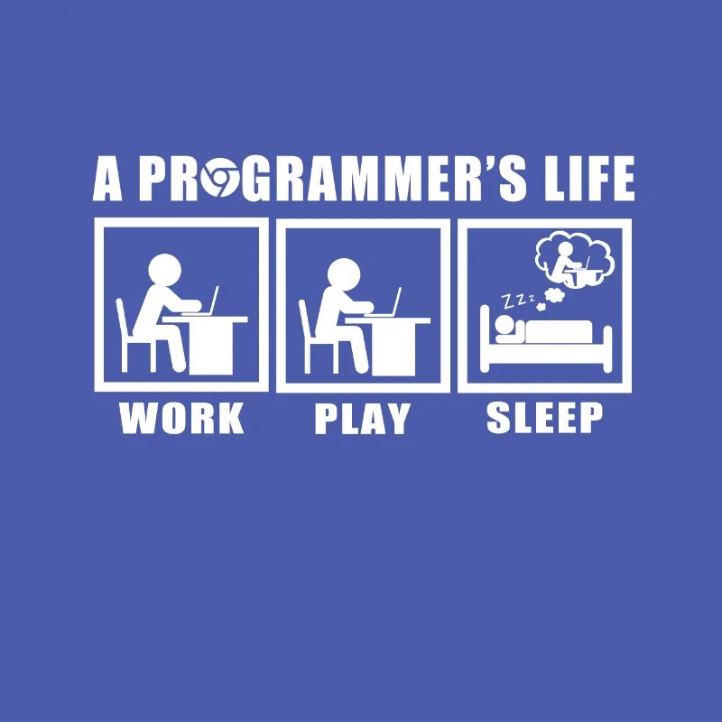 Das Leben eines Programmierers Spruch Geschenkidee