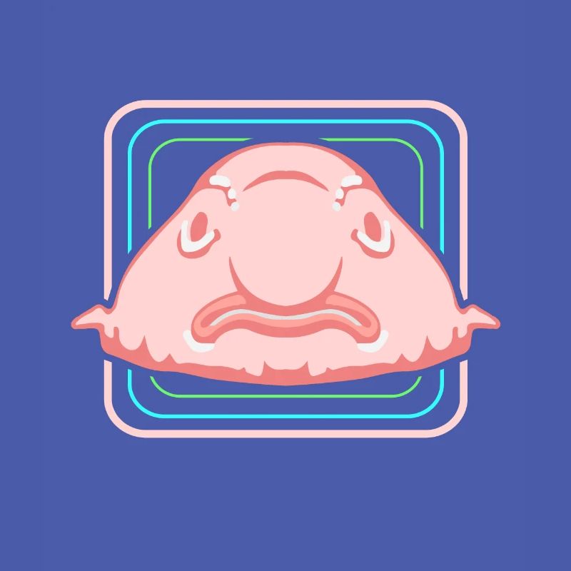 Blobfish Deep Sea Grumpy Introverted Gift