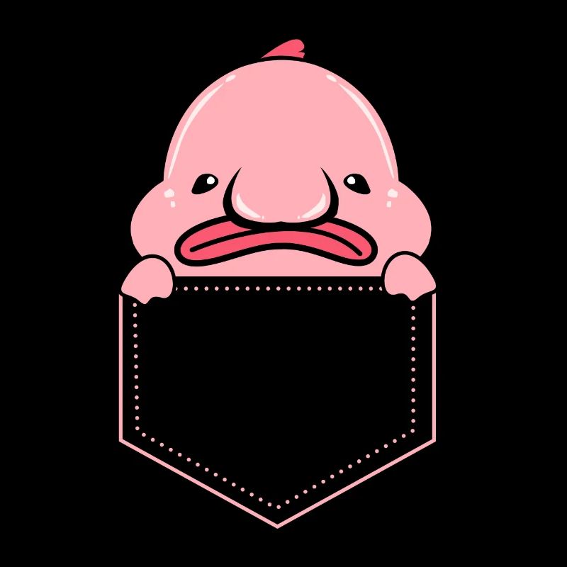 Blobfisch Tiefsee Grumpy Introvertiert Geschenk
