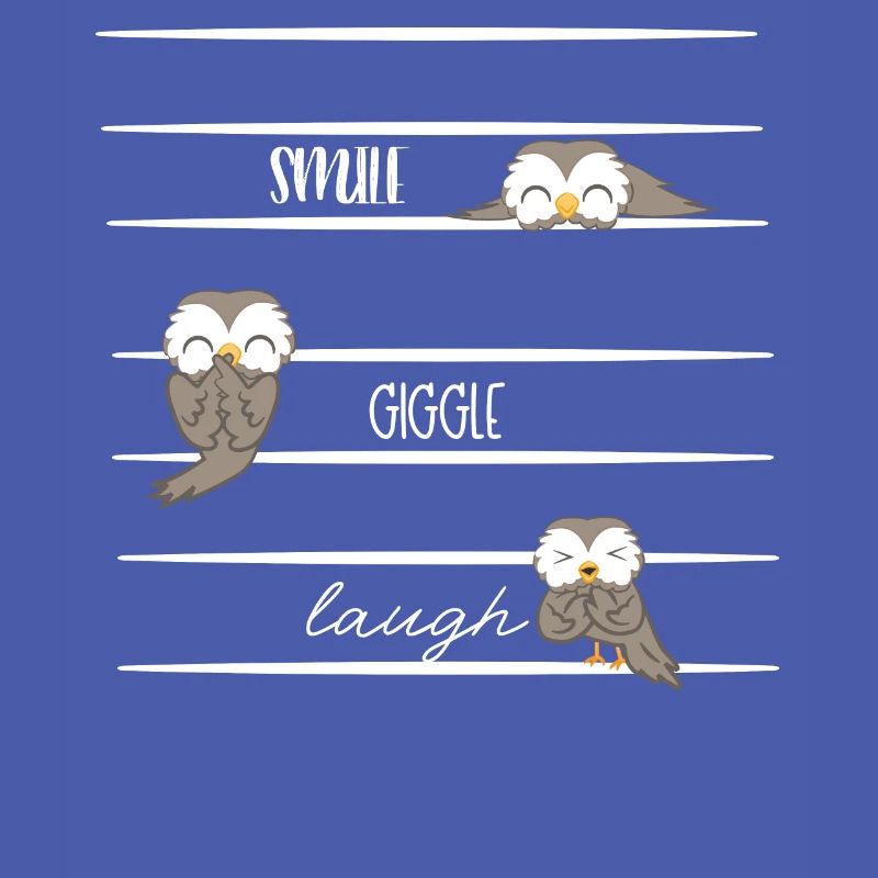 Eule - Eulen - Lachen - Spruch