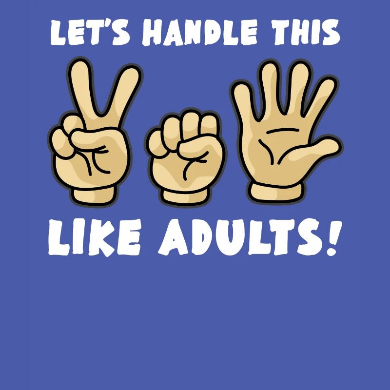 How adults rules stone scissors paper