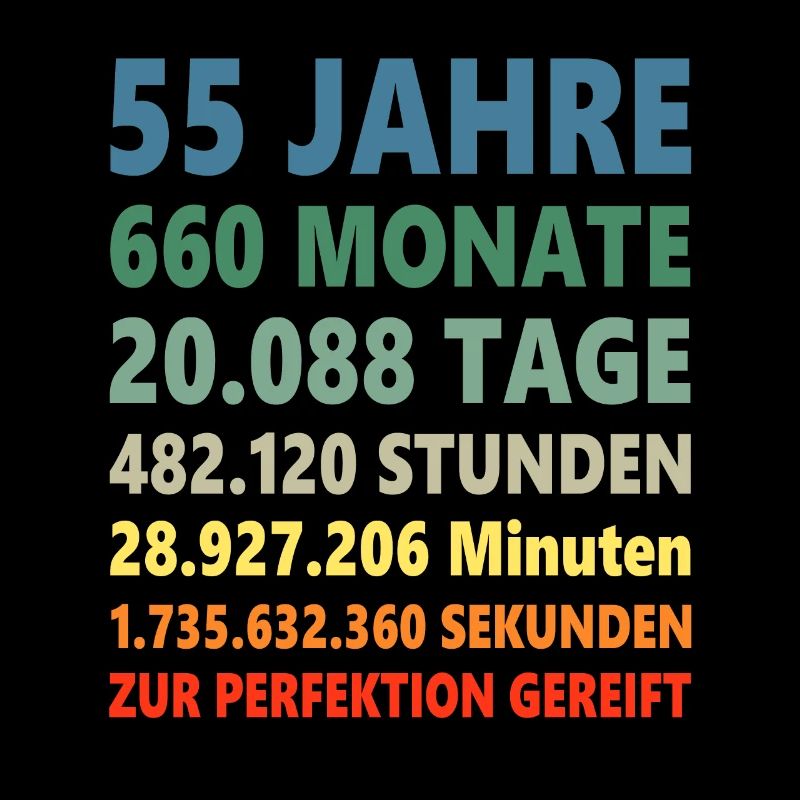 55 Jahre 55. Geburtstag Geschenk
