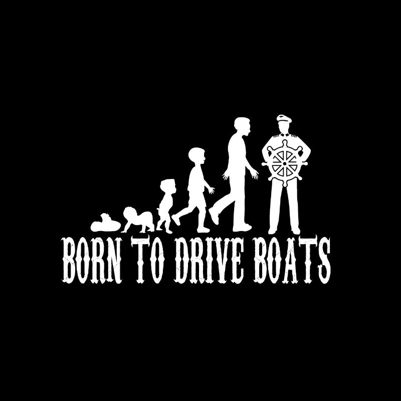 Cadeau d'évolution de capitaine de bateau de bateau de marin