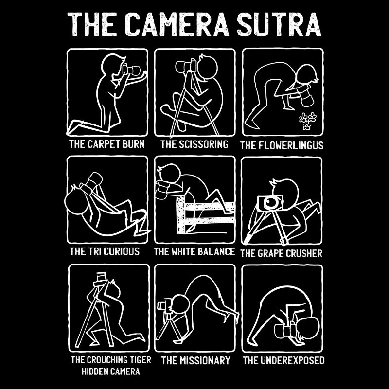 Conception de cadeau drôle de caméra Sutra